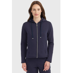 Sweat zippé Harcour Clarianne femme Marine Bleu marine Sweat zippé Harcour Clarianne femme Marine Bleu marine