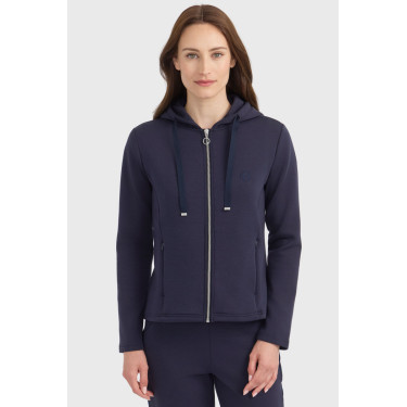 Sweat zippé Harcour Clarianne femme Marine Bleu marine Sweat zippé Harcour Clarianne femme Marine Bleu marine