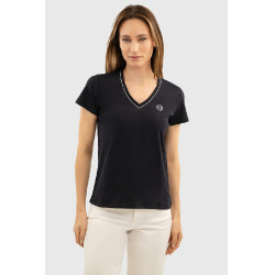 T-shirt Harcour Berenice dames Marine Marineblauw