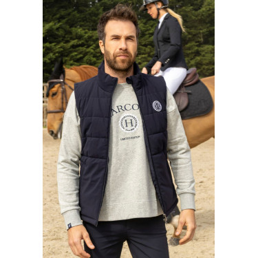 Veste sans manches Harcour Pona homme Marine / blanc Bleu