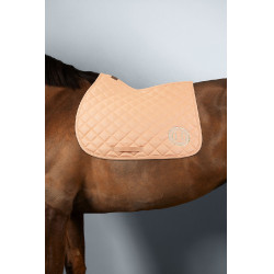 Tapis Sunny et bonnet Funny Harcour pack Abricot / doré clair Orange