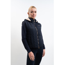 Mouwloos vest Harcour Berla dames Marine Marineblauw