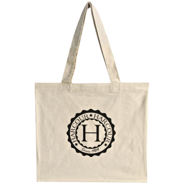 Totebag Harcour Genny Naturel / Noir Beige