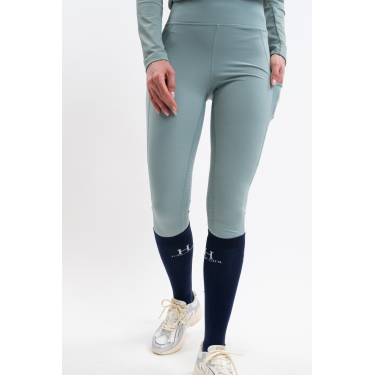 Legging Harcour Louna Full Seat Vert de gris Legging Harcour Louna Full Seat Vert de gris
