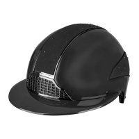 Rijhelm Swing H24 Lady Spark Glanzend zwart met glitters