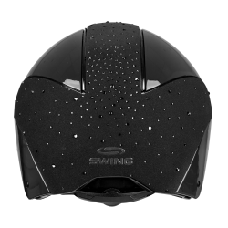 Rijhelm Swing H24 Lady Spark Glanzend zwart met glitters Rijhelm Swing H24 Lady Spark Glanzend zwart met glitters