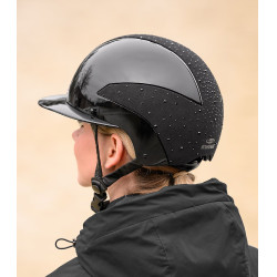 Casque d’équitation Swing H24 Lady Spark Noir brillant paillettes