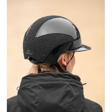 Casque d’équitation Swing H24 Lady Spark Noir brillant paillettes