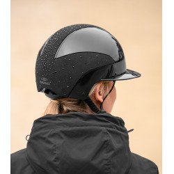Rijhelm Swing H24 Lady Spark Glanzend zwart met glitters Rijhelm Swing H24 Lady Spark Glanzend zwart met glitters