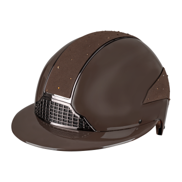 Casque d’équitation Swing H24 Lady Spark Marron brillant paillettes