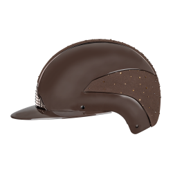 Casque d’équitation Swing H24 Lady Spark Marron brillant paillettes
