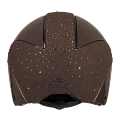 Casque d’équitation Swing H24 Lady Spark Marron brillant paillettes