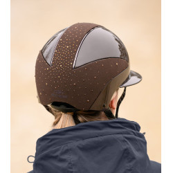Rijhelm Swing H24 Lady Spark Glanzend bruin met glitters