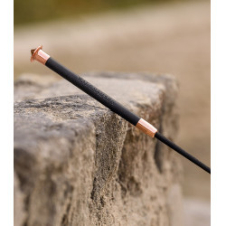 Cravache de dressage Noblesse Waldhausen Noir / or rosé