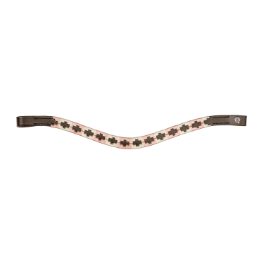 Frontal Waldhausen X-Line Polo marron Rose / beige