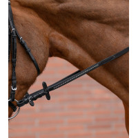 Teugels met stoppers Star Diamond Zwart / wit