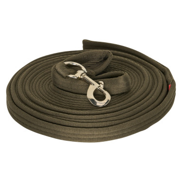 Longe de travail matelassée doux Imperial Riding Extra Vert olive / vert olive Longe de travail matelassée doux Imperial Riding Extra Vert olive / vert olive