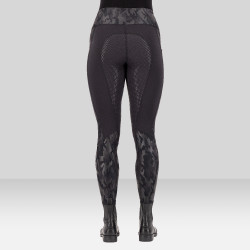 Legging d'équitation Euro-Star Breez FullGrip Noir / camouflage Legging d'équitation Euro-Star Breez FullGrip Noir / camouflage