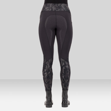Legging d'équitation Euro-Star Breez FullGrip Noir / camouflage Legging d'équitation Euro-Star Breez FullGrip Noir / camouflage
