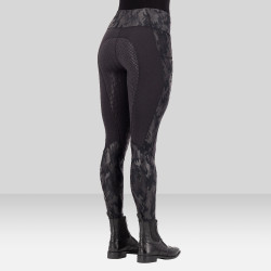 Legging d'équitation Euro-Star Breez FullGrip Noir / camouflage Legging d'équitation Euro-Star Breez FullGrip Noir / camouflage