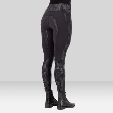 Legging d'équitation Euro-Star Breez FullGrip Noir / camouflage Legging d'équitation Euro-Star Breez FullGrip Noir / camouflage