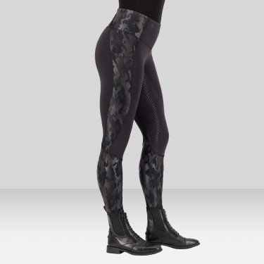 Legging d'équitation Euro-Star Breez FullGrip Noir / camouflage Legging d'équitation Euro-Star Breez FullGrip Noir / camouflage