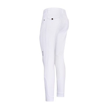 Pantalon d'équitation Euro-Star Camillo KneeGrip Blanc