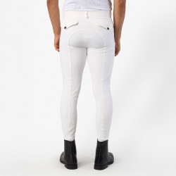 Pantalon d'équitation Euro-Star Camillo KneeGrip Blanc