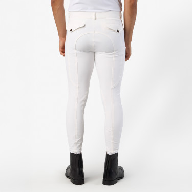 Pantalon d'équitation Euro-Star Camillo KneeGrip Blanc