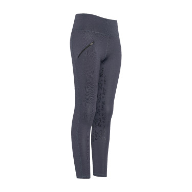 Legging d'équitation Easy Rider Dietse FullGrip enfant Periscope Gris