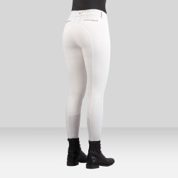 Pantalon d'équitation Euro-Star Arista Fashion Diamond FullGrip Blanc Pantalon d'équitation Euro-Star Arista Fashion Diamond FullGrip Blanc