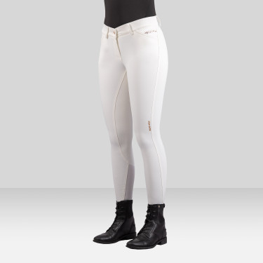 Pantalon d'équitation Euro-Star Arista Fashion Diamond FullGrip Blanc Pantalon d'équitation Euro-Star Arista Fashion Diamond FullGrip Blanc