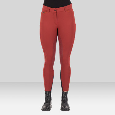 Pantalon d'équitation Euro-Star Arista Fashion Diamond FullGrip Grenade Rose