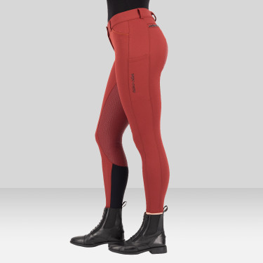 Pantalon d'équitation Euro-Star Arista Fashion Diamond FullGrip Grenade Rose