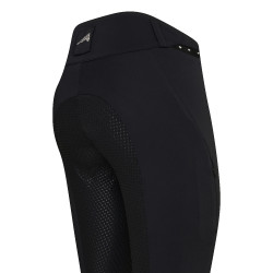 Pantalon d'équitation Euro-star Equitation Queen Diamond FullGrip été Noir