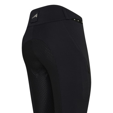 Pantalon d'équitation Euro-star Equitation Queen Diamond FullGrip été Noir