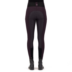 Euro-Star Athletic leanline FullGrip rijlegging Zwarte roos Bordeaux