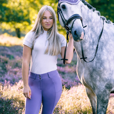 Pantalon d'équitation Imperial Riding Bliss FullGrip Améthiste Violet Pantalon d'équitation Imperial Riding Bliss FullGrip Améthiste Violet