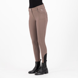 Pantalon d'équitation HV Polo Ellen Highwaist FullGrip Noyer Beige