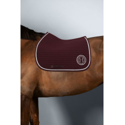 Tapis de selle Rider Harcour Karembar Aubergine Bordeaux