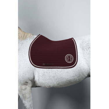 Tapis de selle Rider Harcour Karembar Aubergine Bordeaux