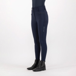 Pantalon d'équitation Euro-Star Arielle Highwaist Grip Connect Full Nuit Bleu marine