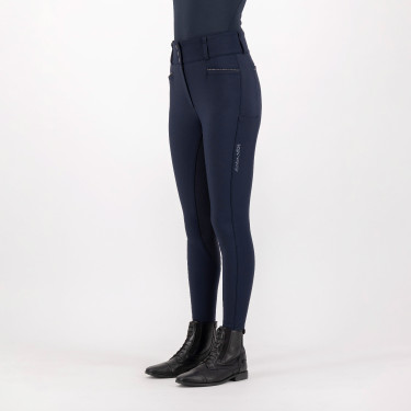 Pantalon d'équitation Euro-Star Arielle Highwaist Grip Connect Full Nuit Bleu marine