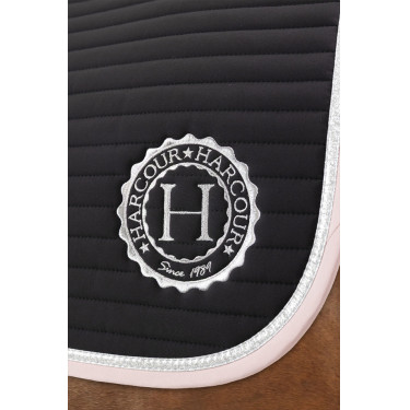 Tapis de selle Rider Harcour Karembar Noir / rose clair Tapis de selle Rider Harcour Karembar Noir / rose clair