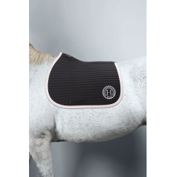 Tapis de selle Rider Harcour Karembar Noir / rose clair Tapis de selle Rider Harcour Karembar Noir / rose clair