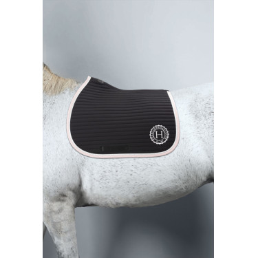 Tapis de selle Rider Harcour Karembar Noir / rose clair Tapis de selle Rider Harcour Karembar Noir / rose clair