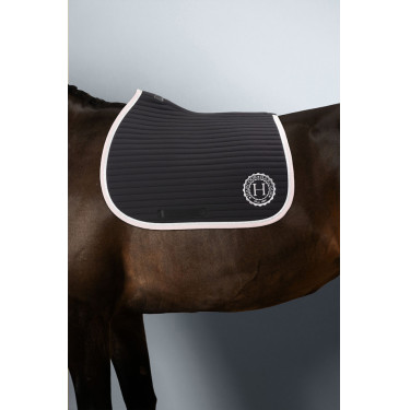 Tapis de selle Rider Harcour Karembar Noir / rose clair Tapis de selle Rider Harcour Karembar Noir / rose clair