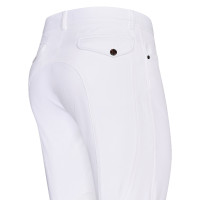 Pantalon d'équitation Euro-Star Camillo original grip genoux homme Blanc Pantalon d'équitation Euro-Star Camillo original grip genoux homme Blanc