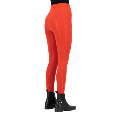 Legging d'équitation Easy Rider Aya FullGrip Rouge allure