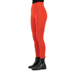Legging d'équitation Easy Rider Aya FullGrip Rouge allure